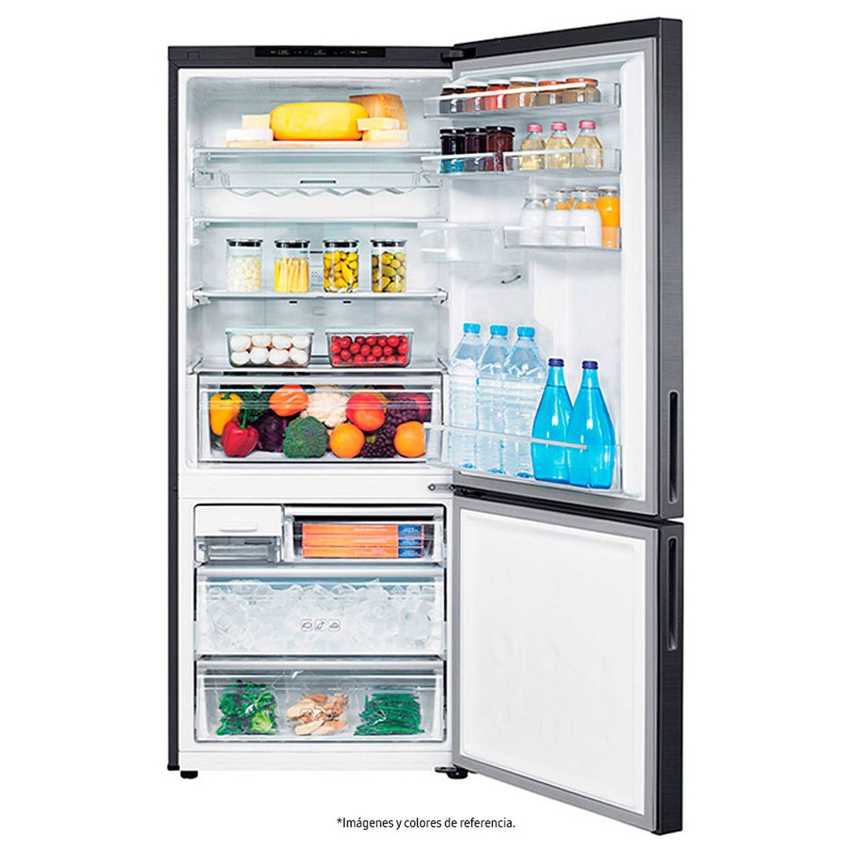 SAMSUNG - Nevera Samsung Congelador Inferior No Frost 424 lt RL4034SBABS/CO