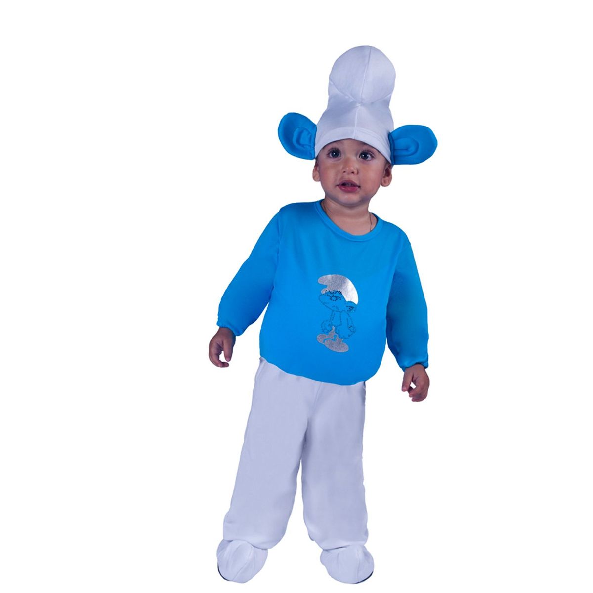 FANTASTIC NIGHT - Disfraz de Pitufo para bebé 6-12 meses Fantastic Night