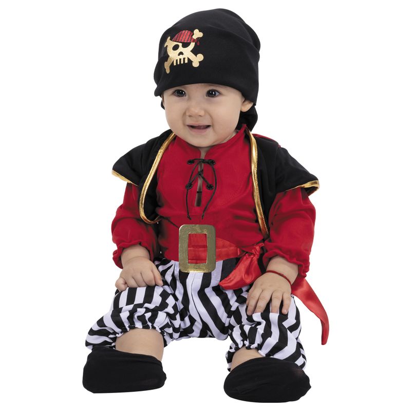FANTASTIC NIGHT - Disfraz para Bebé niño Pirata feliz Fantasía