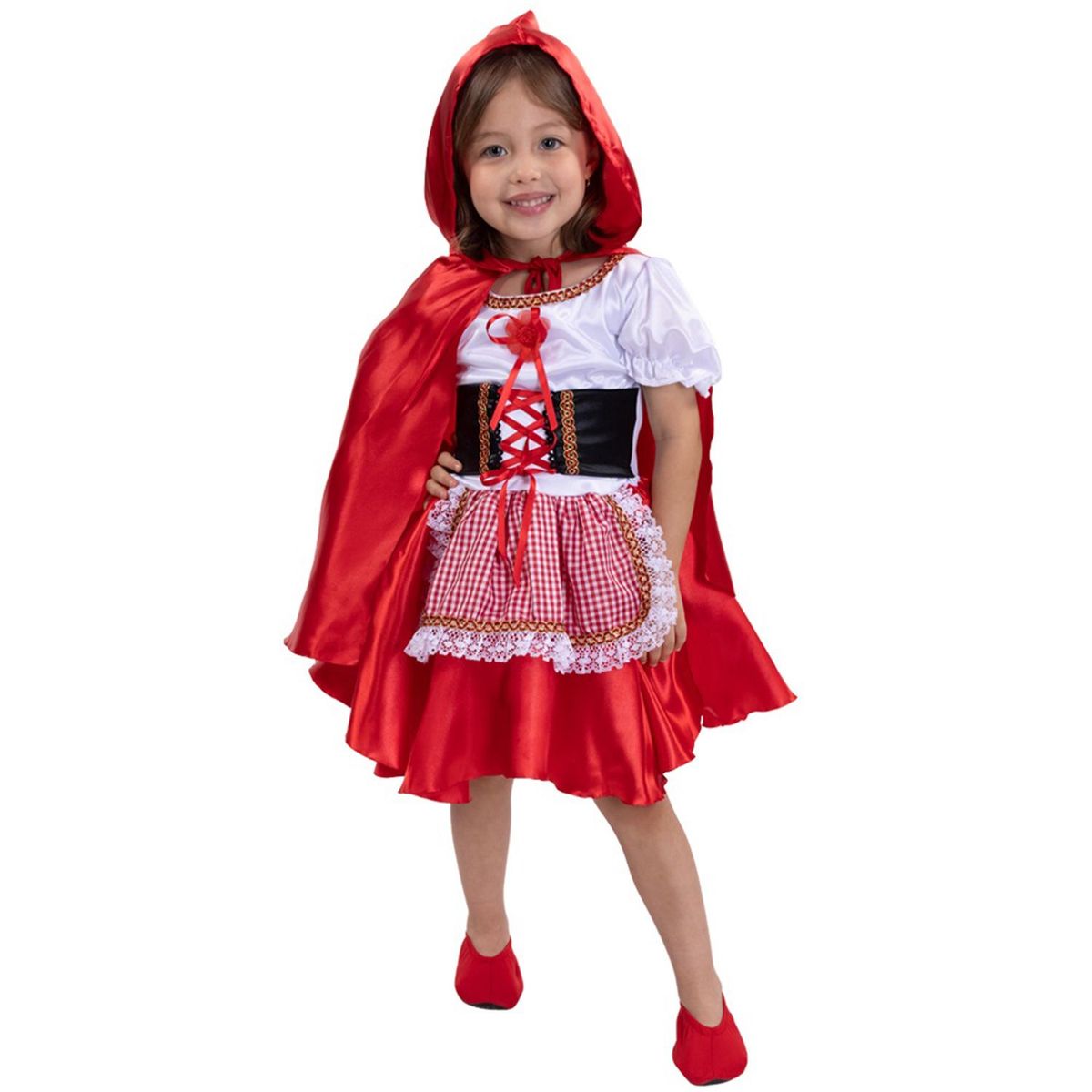 FANTASTIC NIGHT - Disfraz para niña Caperucita fantasía