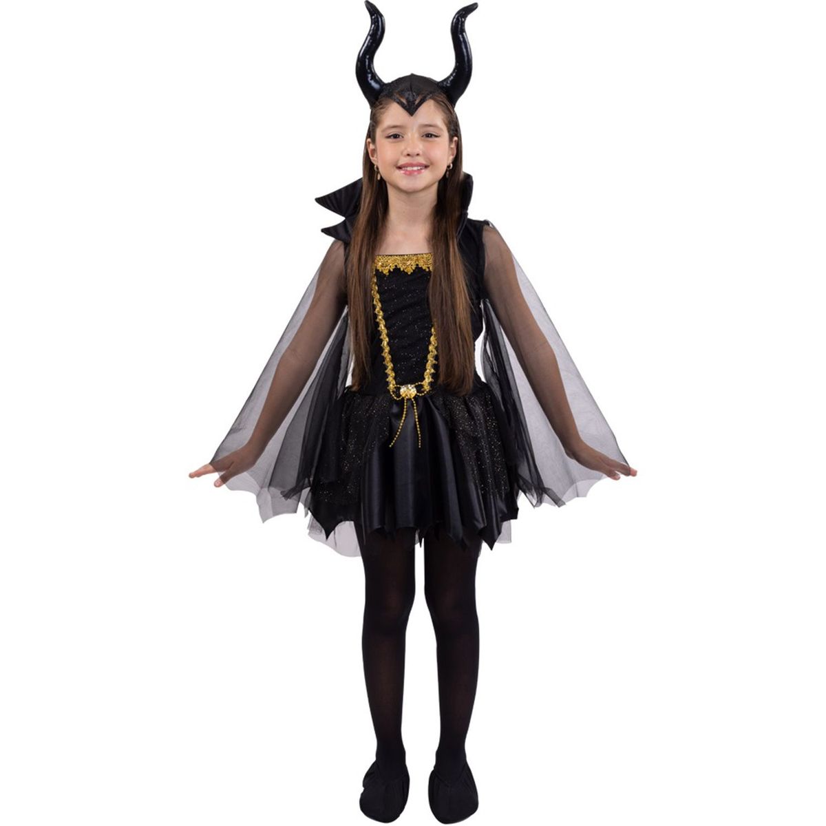 FANTASTIC NIGHT - Disfraz para niña reina malévola fantasía terror