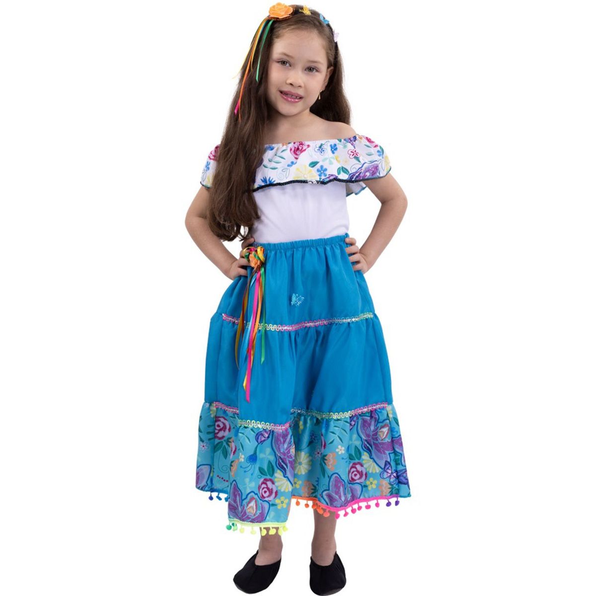 FANTASTIC NIGHT - Disfraz para niña princesa con traje típico fantasía