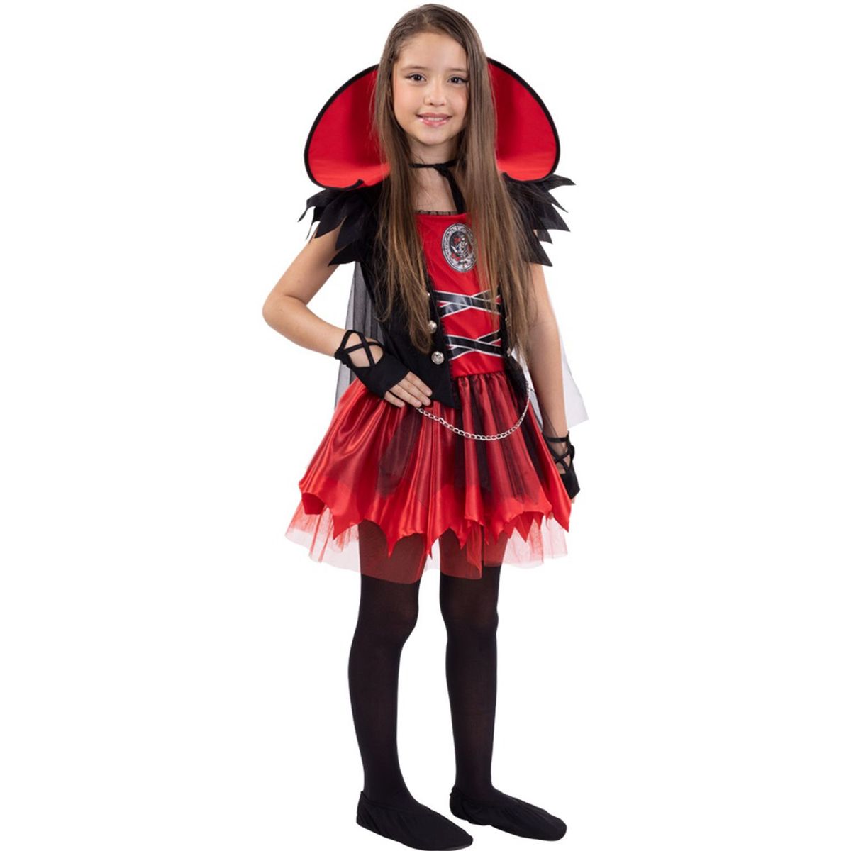 FANTASTIC NIGHT - Disfraz para niña vampira gótica terror fantasía