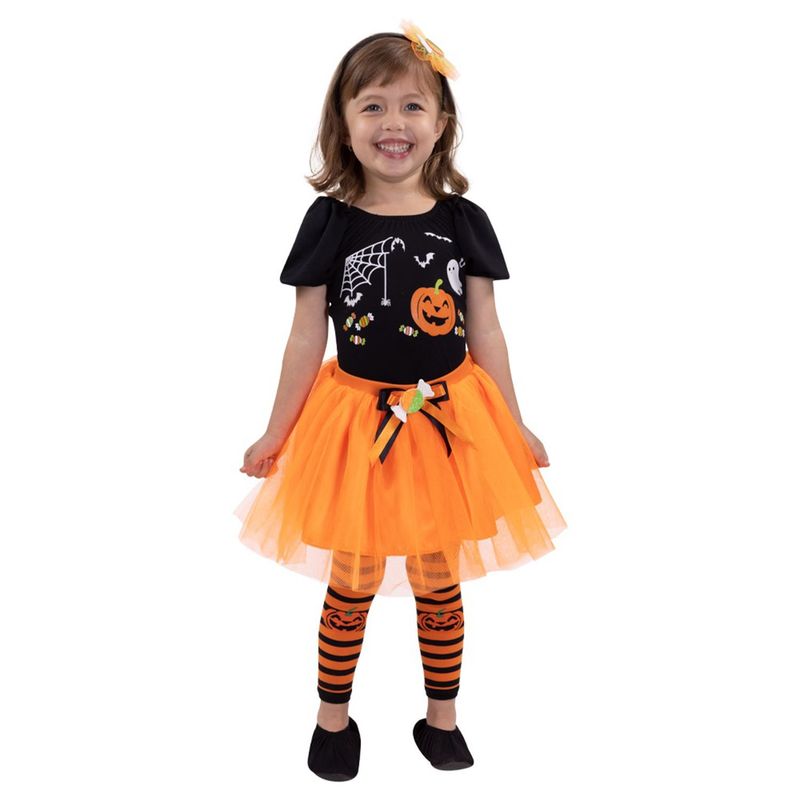 FANTASTIC NIGHT - Disfraz para niña calabaza animal fantasía terror
