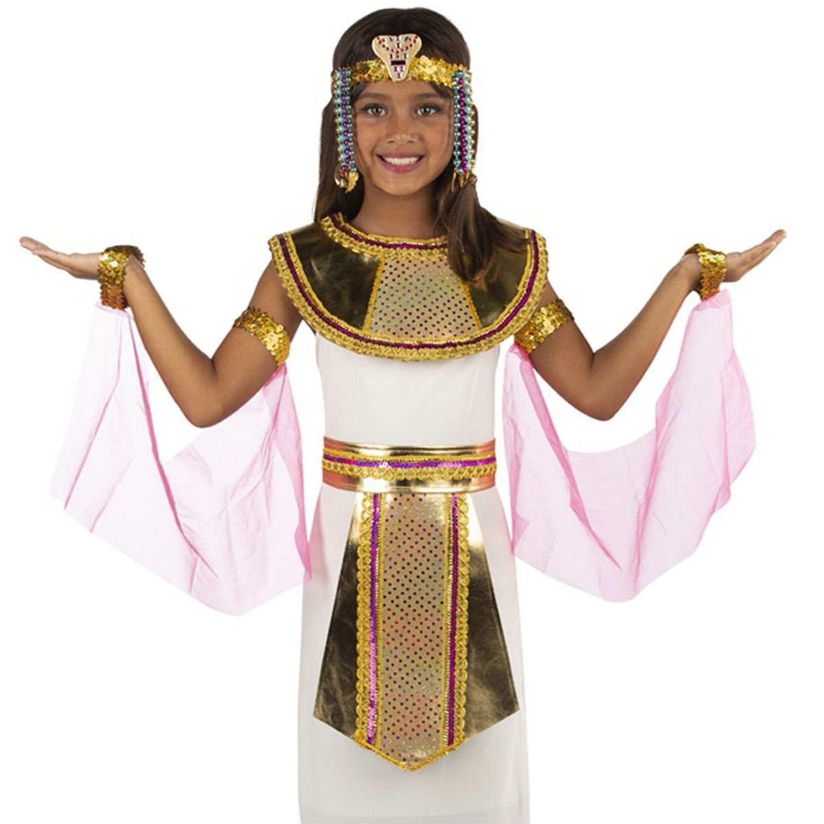 FANTASTIC NIGHT - Disfraz para niña princesa egipcia fantasía