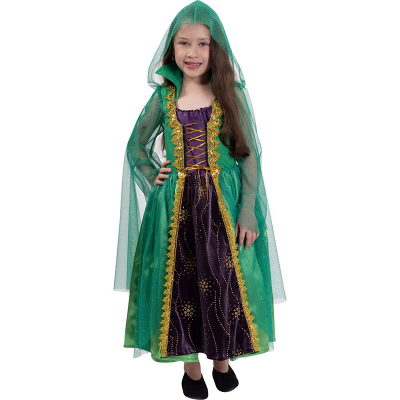 FANTASTIC NIGHT - Disfraz para niña brujita mágica fantasía terror