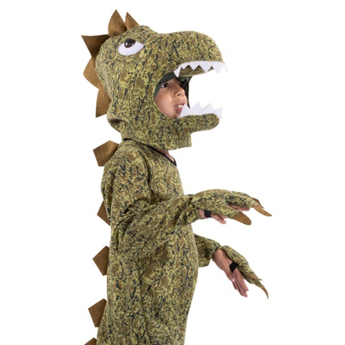 FANTASTIC NIGHT - Disfraz para niño dinosaurio T-rex verde animal