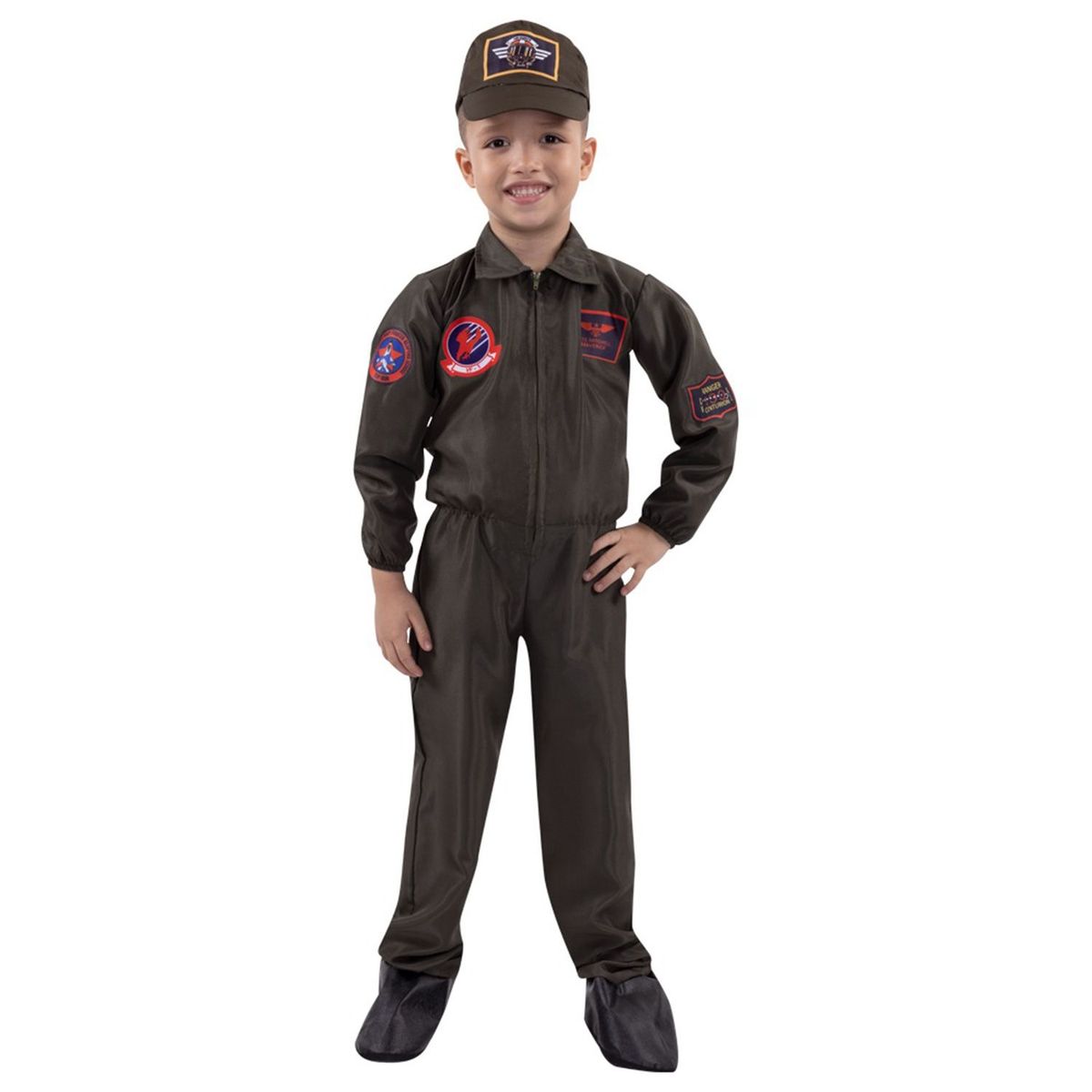 FANTASTIC NIGHT - Disfraz para niño piloto de avión profesión