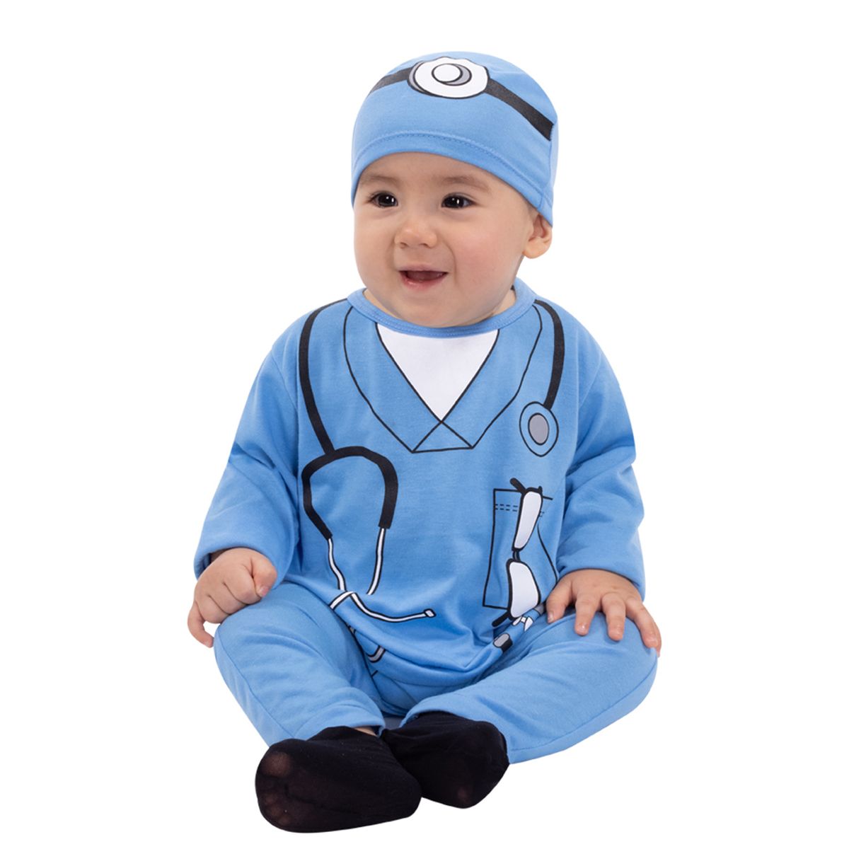 FANTASTIC NIGHT - Disfraz para Bebé Doctor Cirujano Profesión