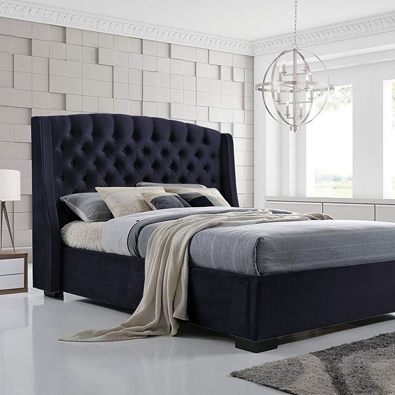 EKONOMODO - Combo Italia Colchon+Espal+Basecama 200 Azul