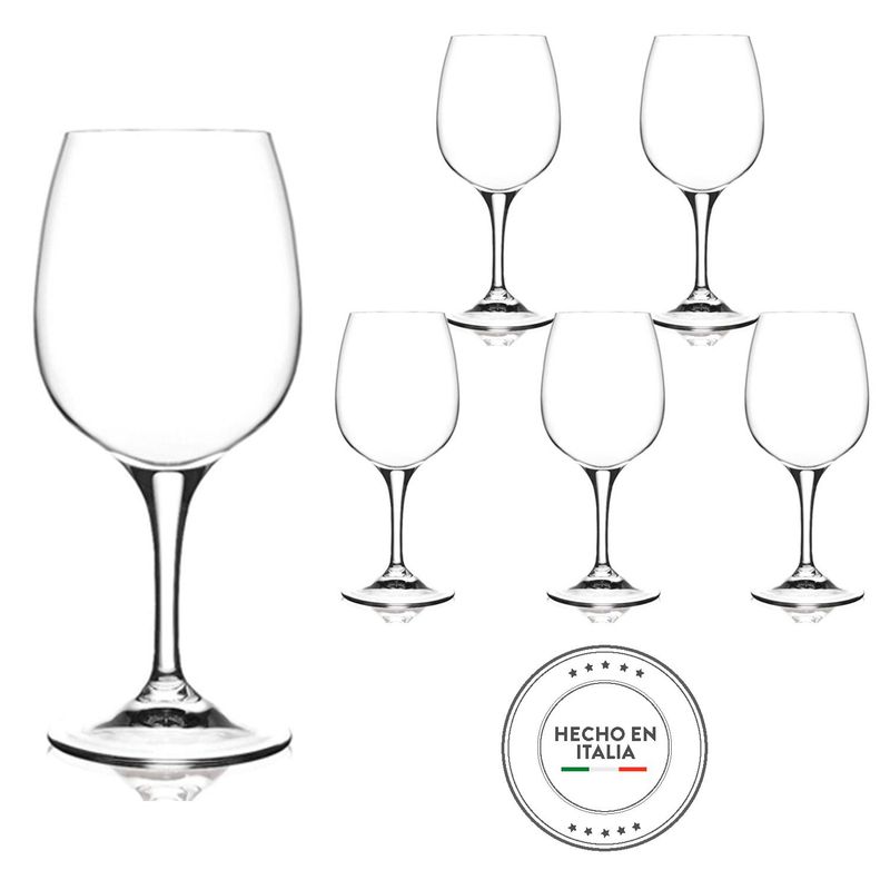 RCR - Copa de cristal RCR: para vino 6 piezas