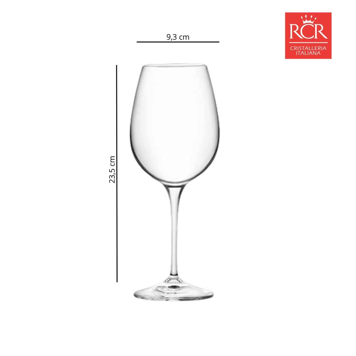 RCR - Copa de cristal RCR: para vino tinto 6 piezas