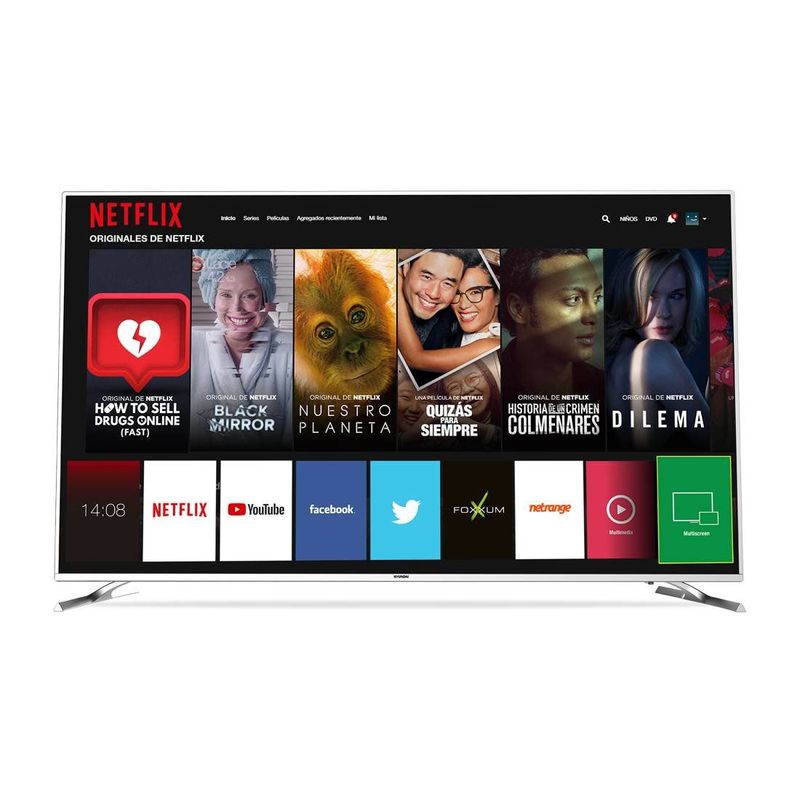 HYUNDAI - Televisor Hyundai 58 pulgadas (147 cm) led 4k uhd