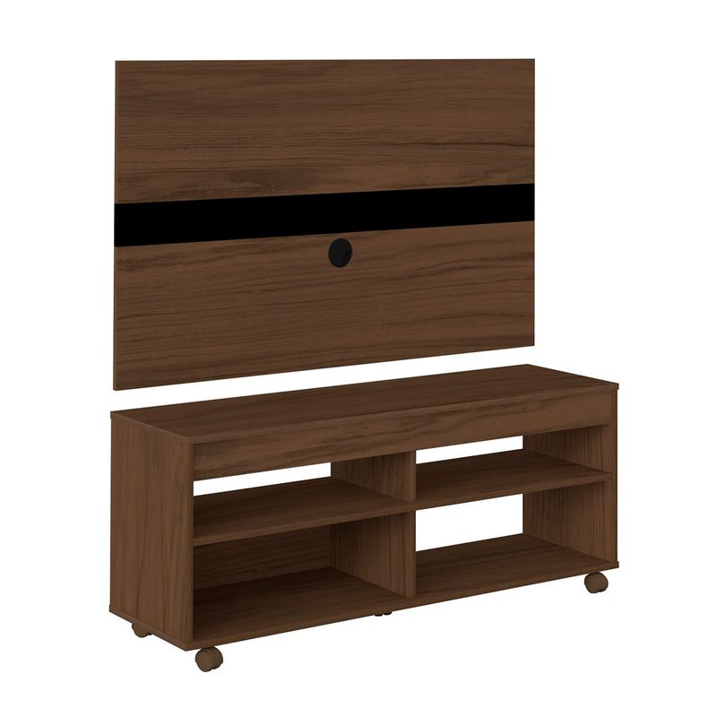 BERTOLINI - Mueble de TV 42 Pulgadas + Soporte De Tv Bertolini Color Café - Mueble