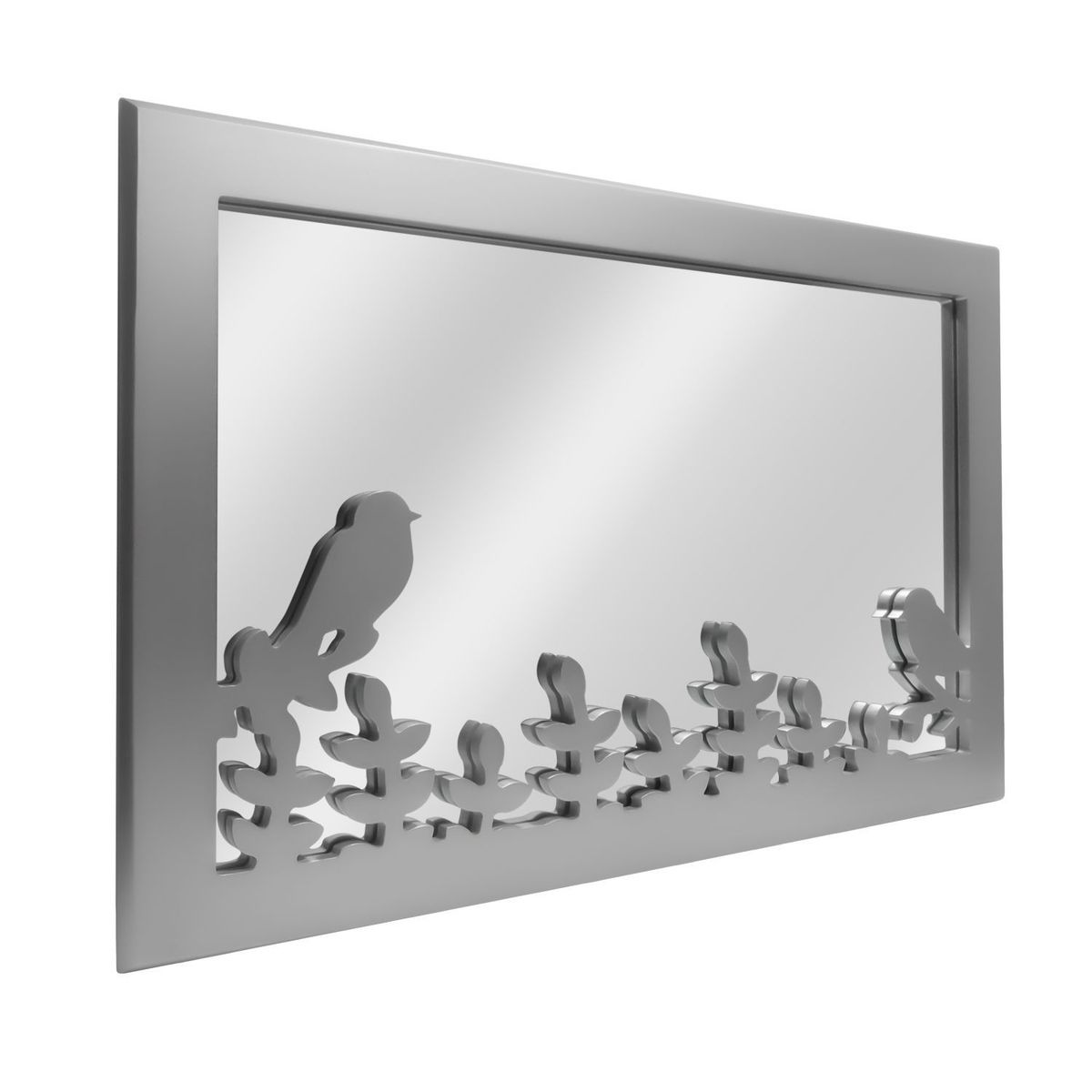 DIMI HOME - Espejo de Pared 60 cm Jonetsu Plateado