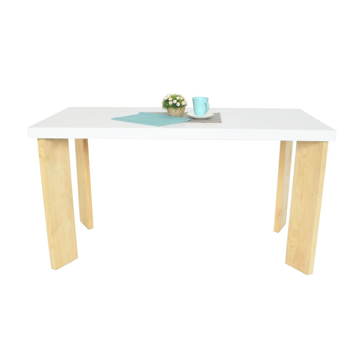 MICA - Juego de Comedor Moderno para 6 Personas (Comedor + 6 Sillas) Mica