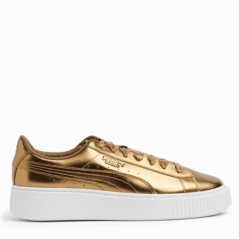 PUMA - Tenis Puma Mujer Moda Basket Platform Luxe Am4 