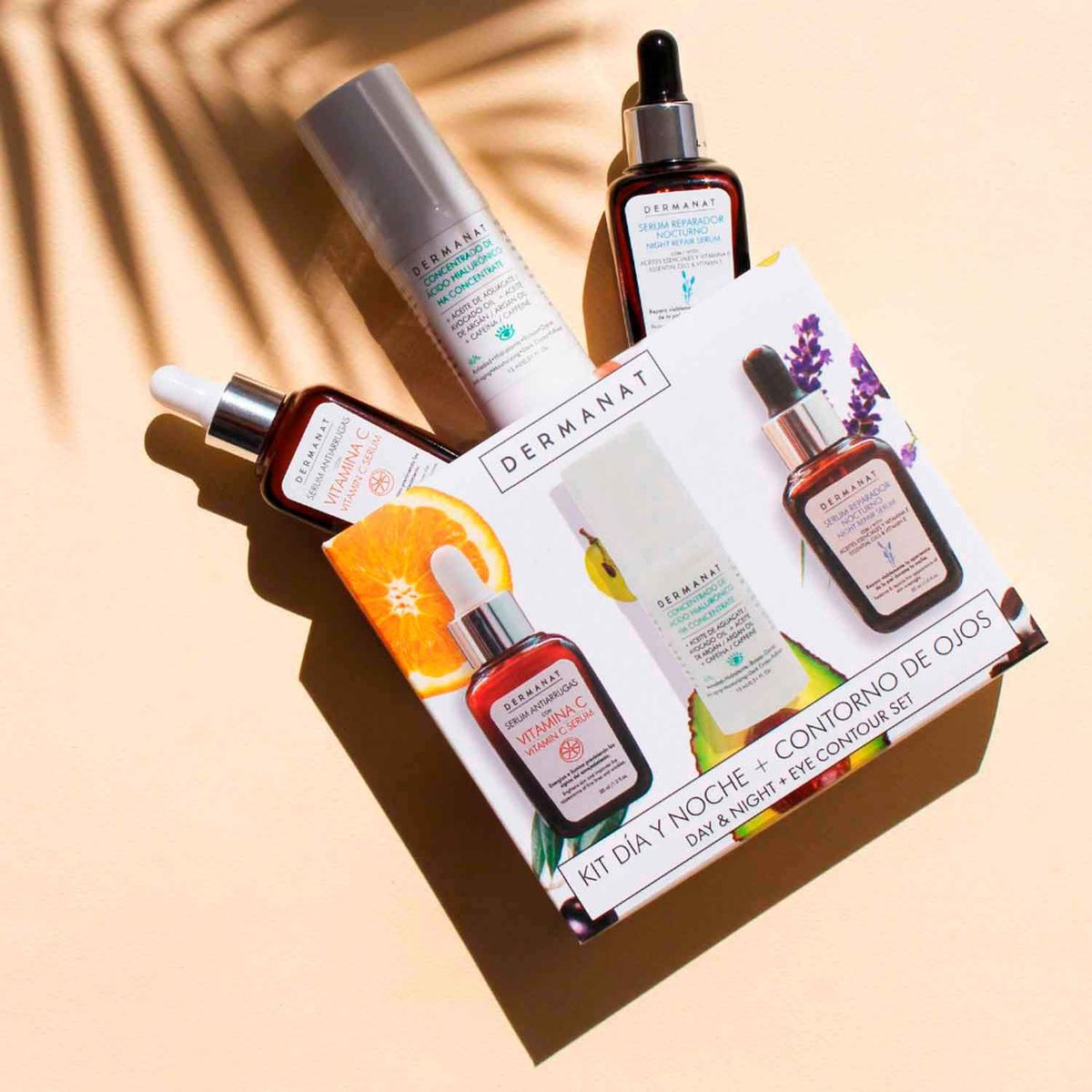 DERMANAT - Set Cuidado Facial Día y Noche Dermanat incluye : 3 Productos