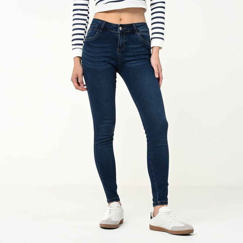 SYBILLA - Jean Skinny Mujer Tiro medio Sybilla