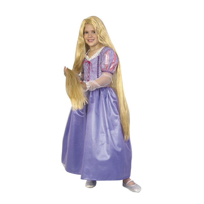 DISNEY - Disfraz infantil Rapunzel Disney - Largo