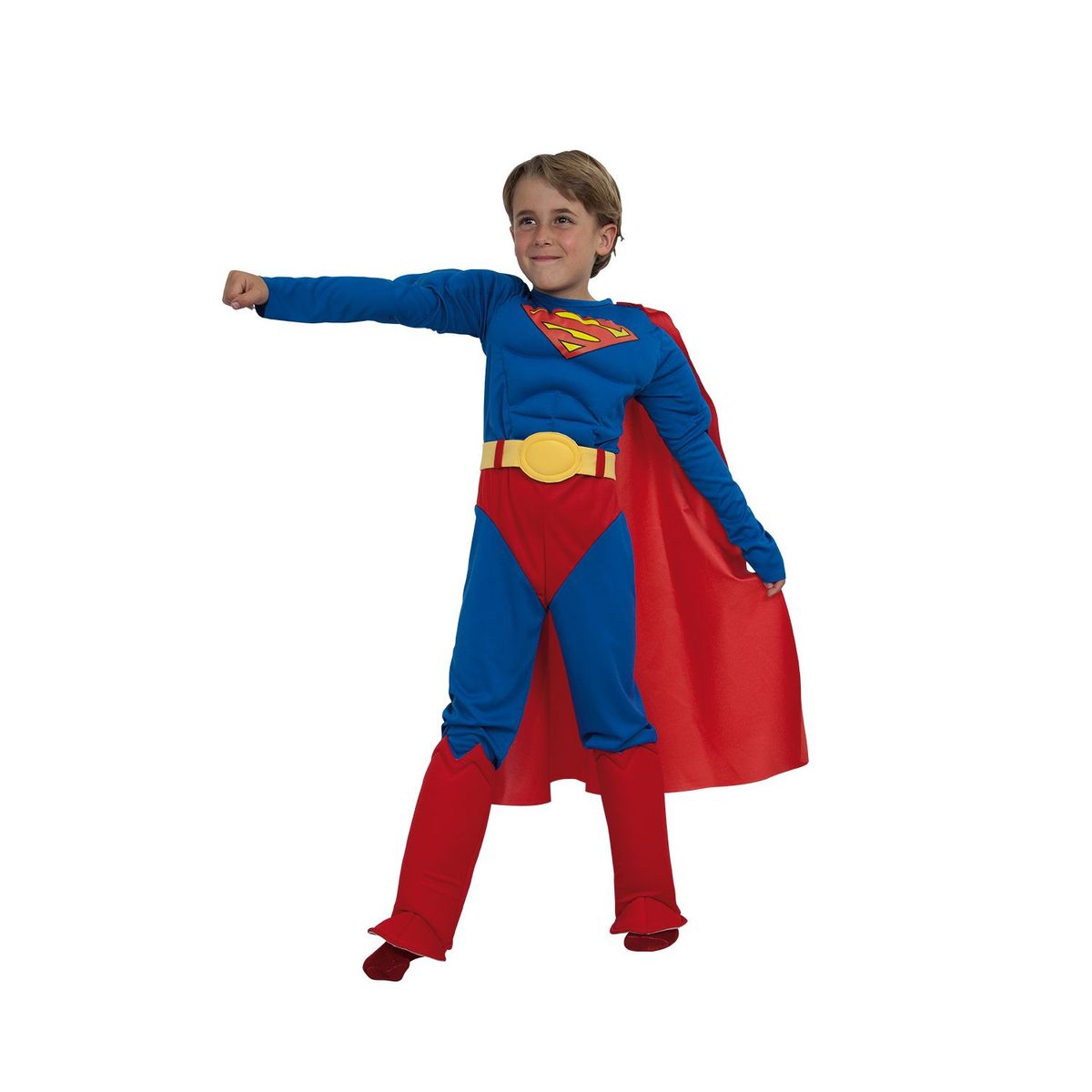 WARNER BROS - Disfraz para niño Superman superhéroe