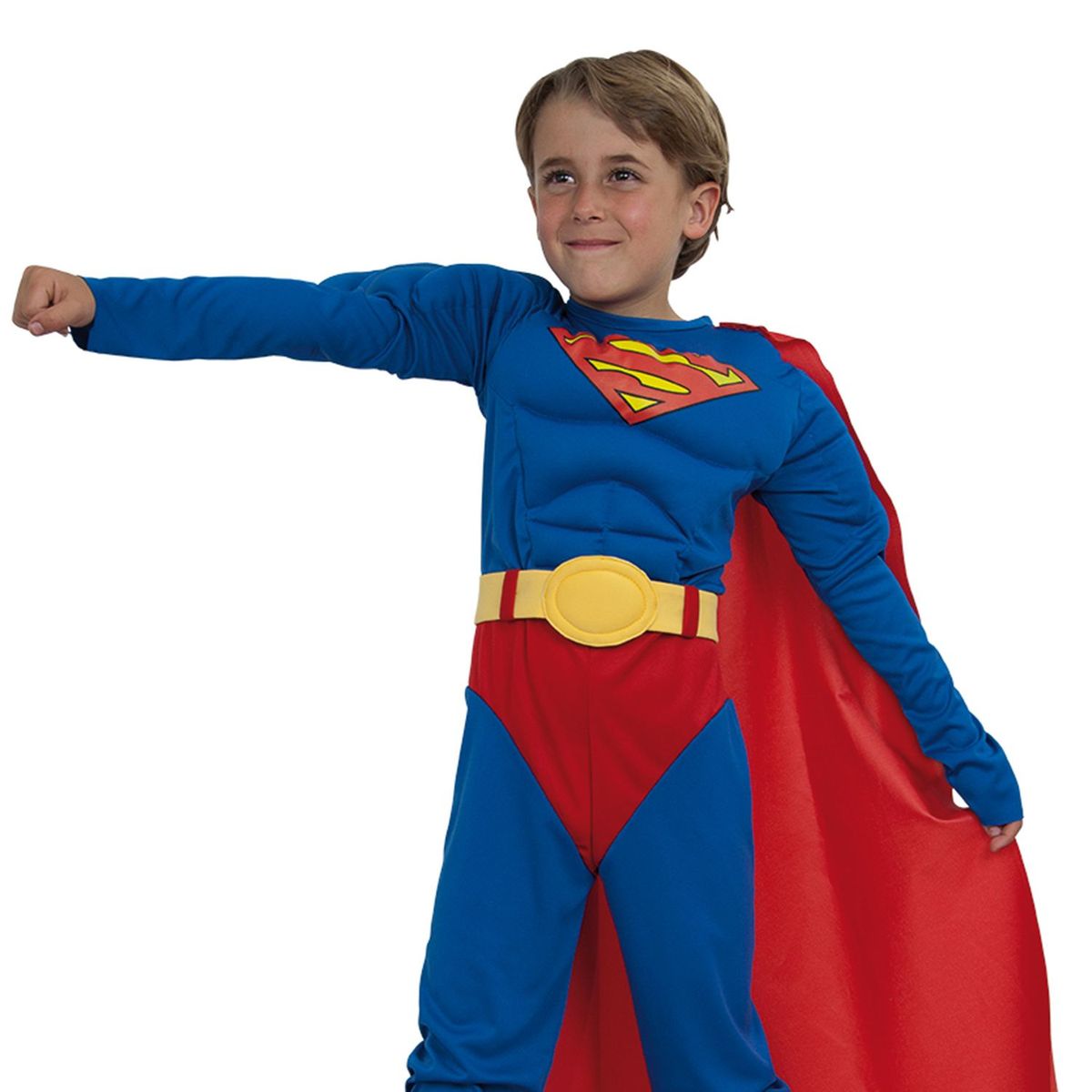 WARNER BROS - Disfraz para niño Superman superhéroe