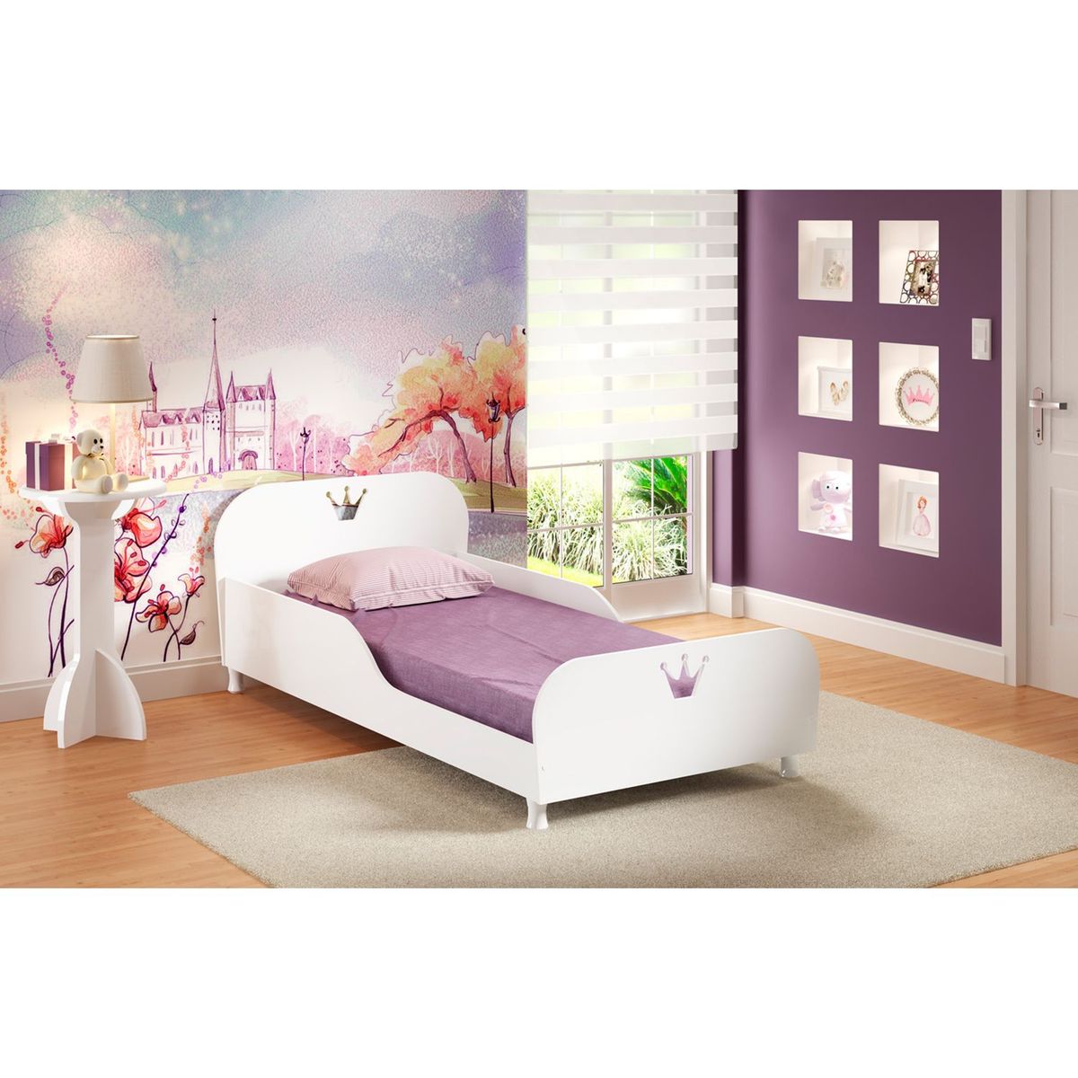 MULTIMOVEIS - Mini Cama Rosado Premium