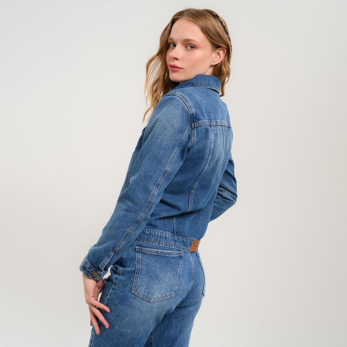 SYBILLA - Chaqueta de jean para Mujer de Algodón Sybilla