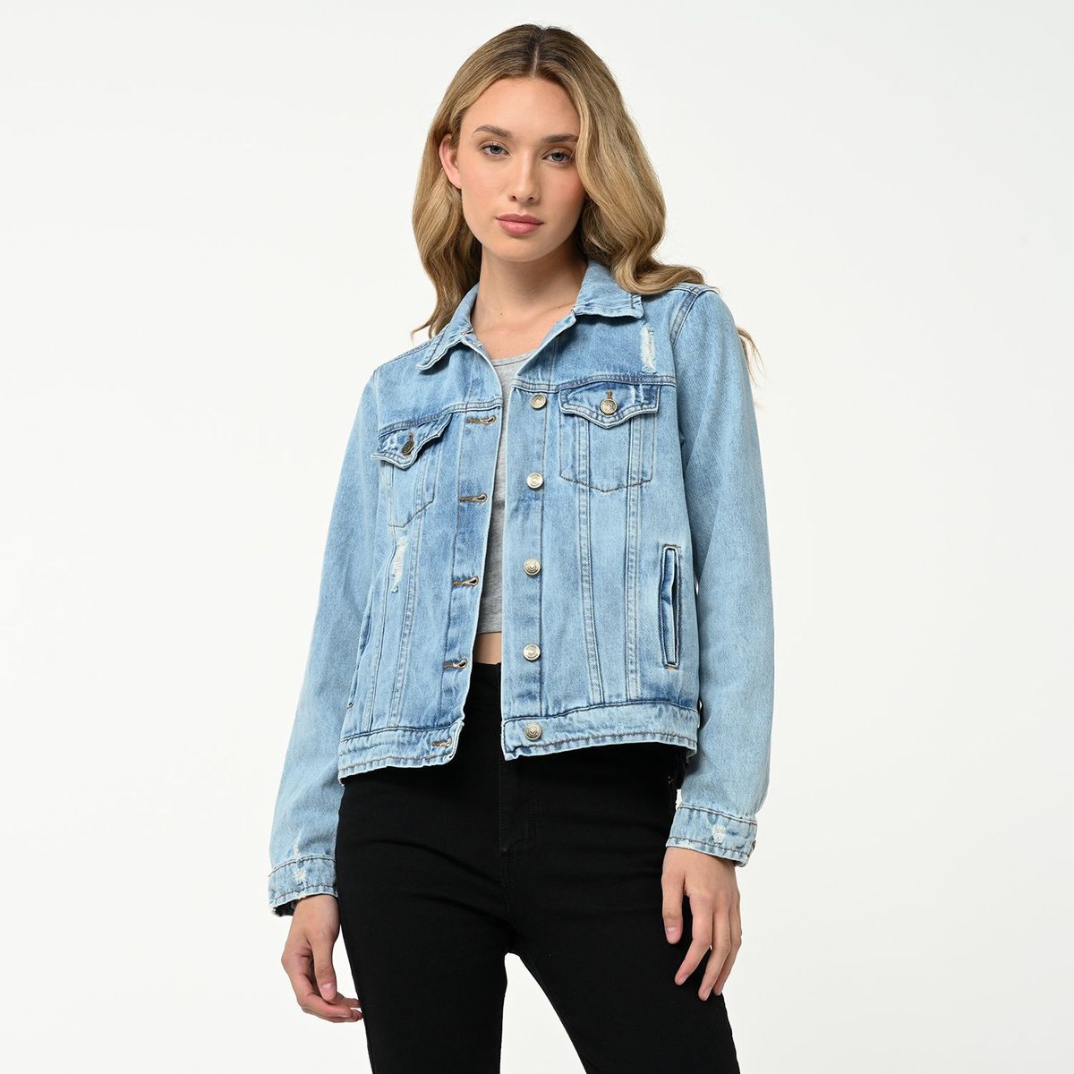 SYBILLA - Chaqueta de jean para Mujer de Algodón Sybilla