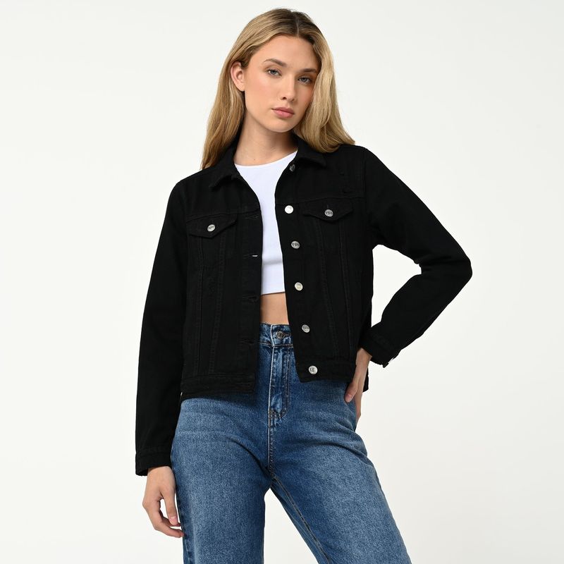 SYBILLA - Chaqueta de jean para Mujer de Algodón Sybilla