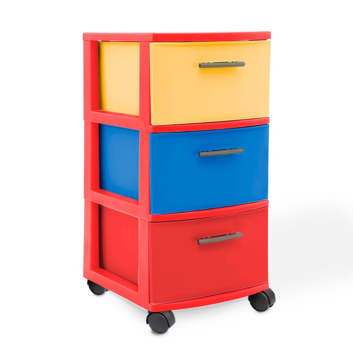 MQ - Cajonero Eclypse 3 Nivel Azul-Verde MQ - Mueble