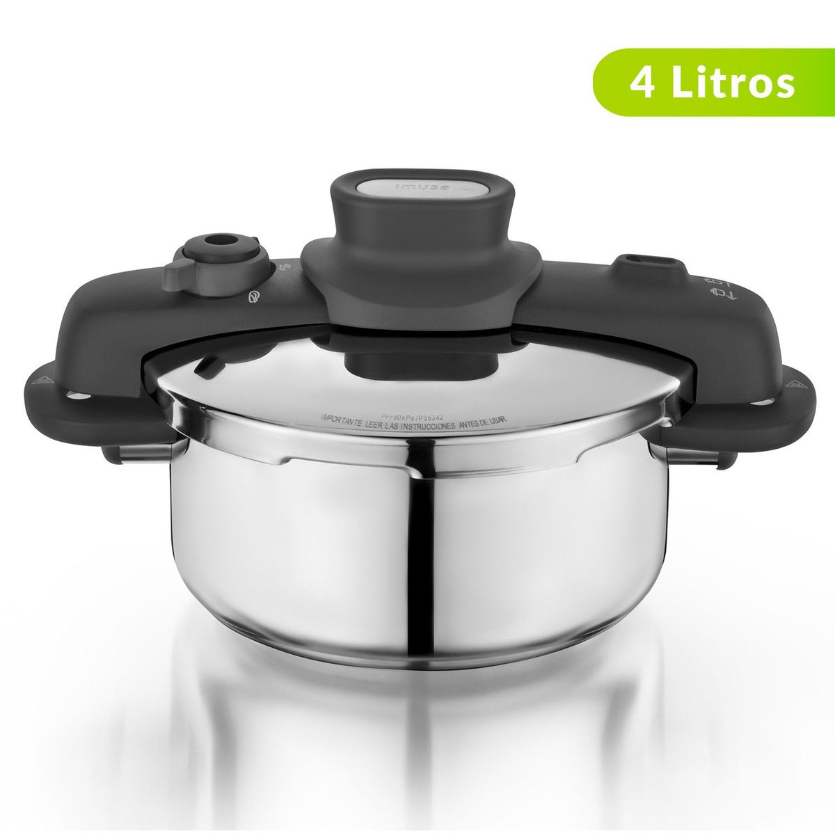 IMUSA - Olla a presión Imusa 4 litros Talent Master Acero 