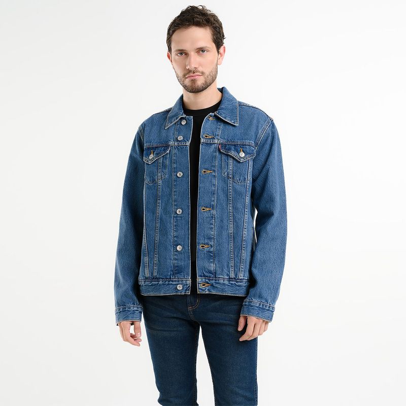 LEVIS - Chaqueta de jean para Hombre de Algodón Con botones Levis