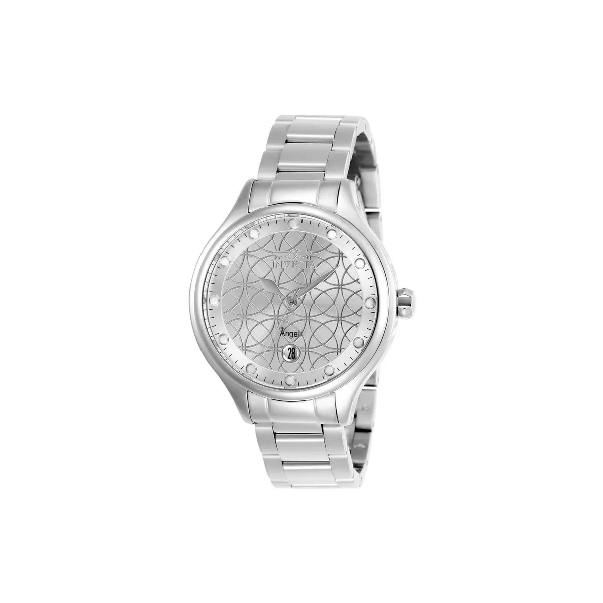 INVICTA - Reloj Invicta Mujer Angel . Reloj Acero Inoxidable Plateado