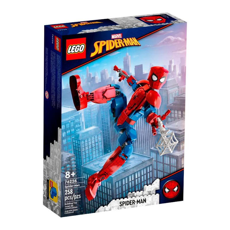 LEGO - Set de Lego FIGURA SPIDER-MAN por 258 Piezas para mayores 8 años
