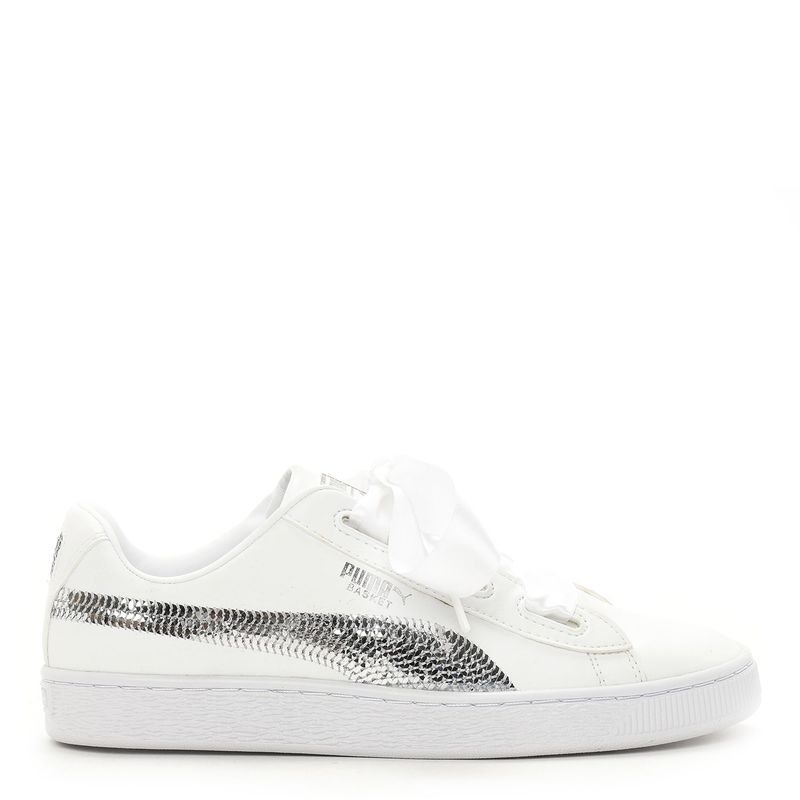 PUMA - Tenis Moda Puma Niña Basket Heart Bling
