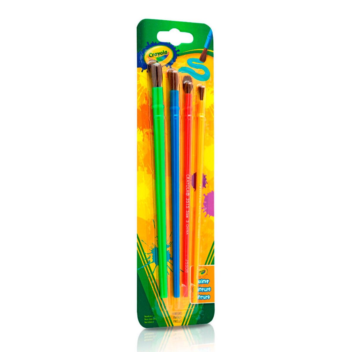 CRAYOLA - Pinceles En Blister x4