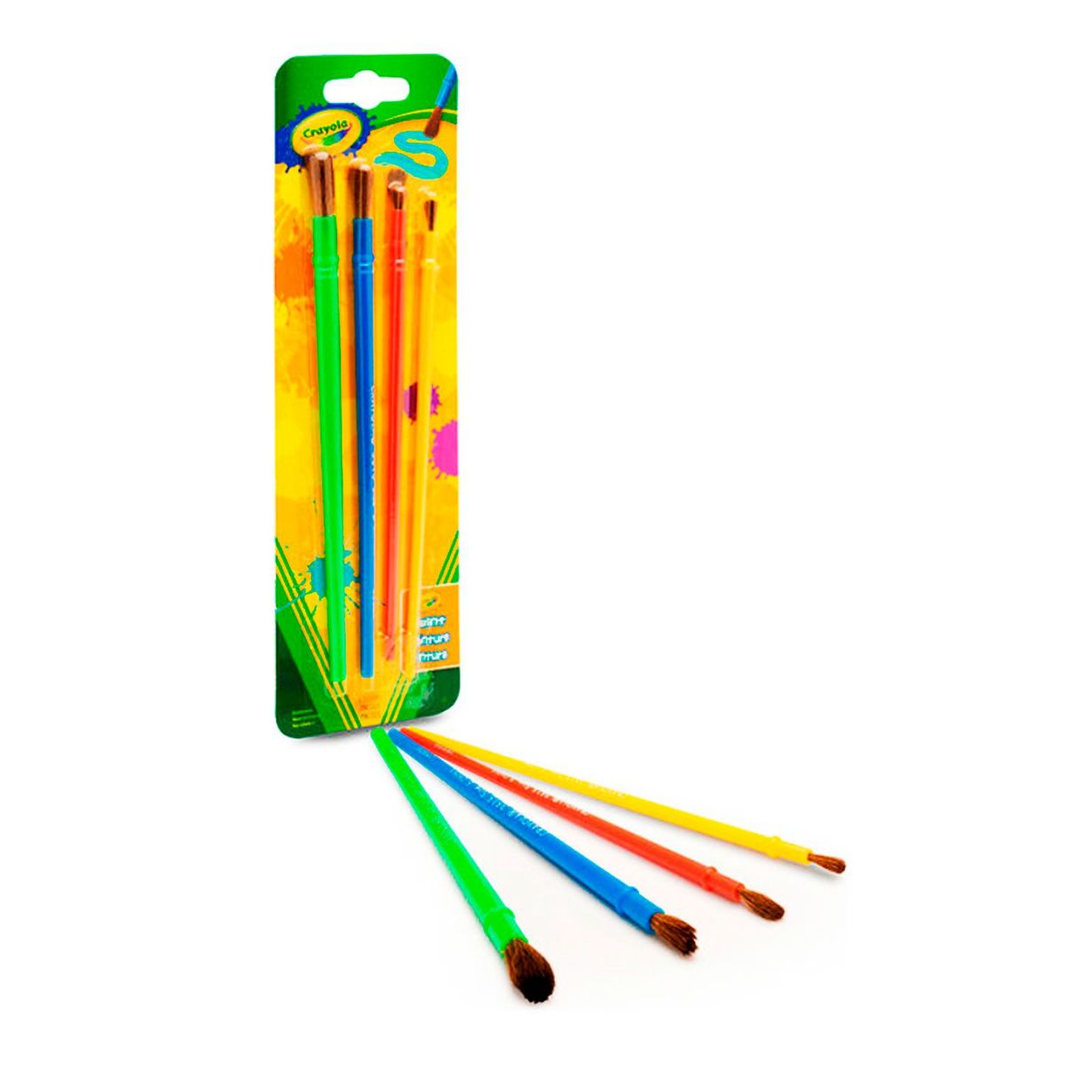CRAYOLA - Pinceles En Blister x4