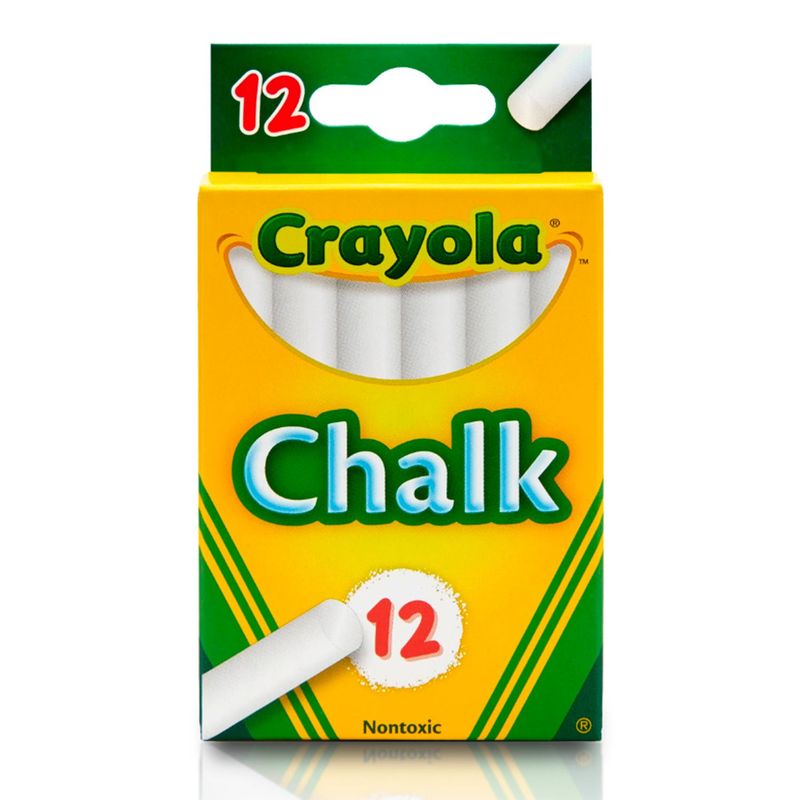 CRAYOLA - Tizas Blancas Antialérgicas