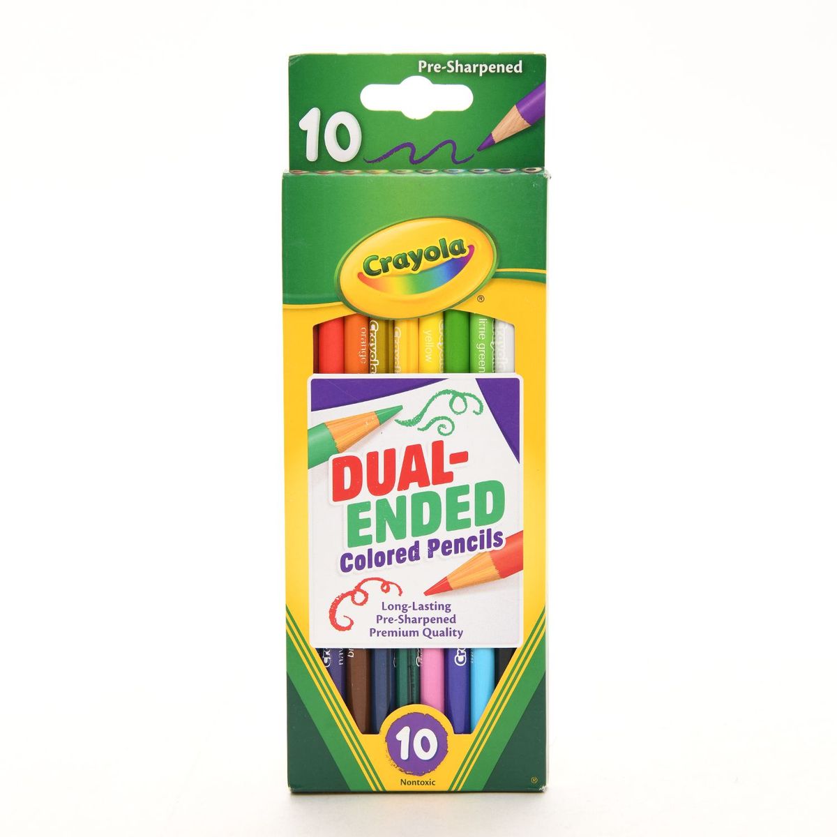 CRAYOLA - Lápiz de color Doble Punta x10