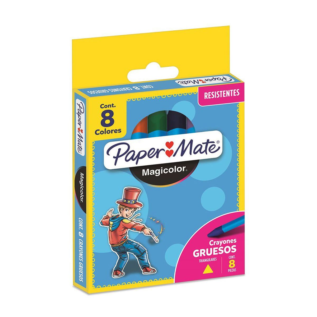 PAPER MATE - Crayones de colores magicolor triangulares