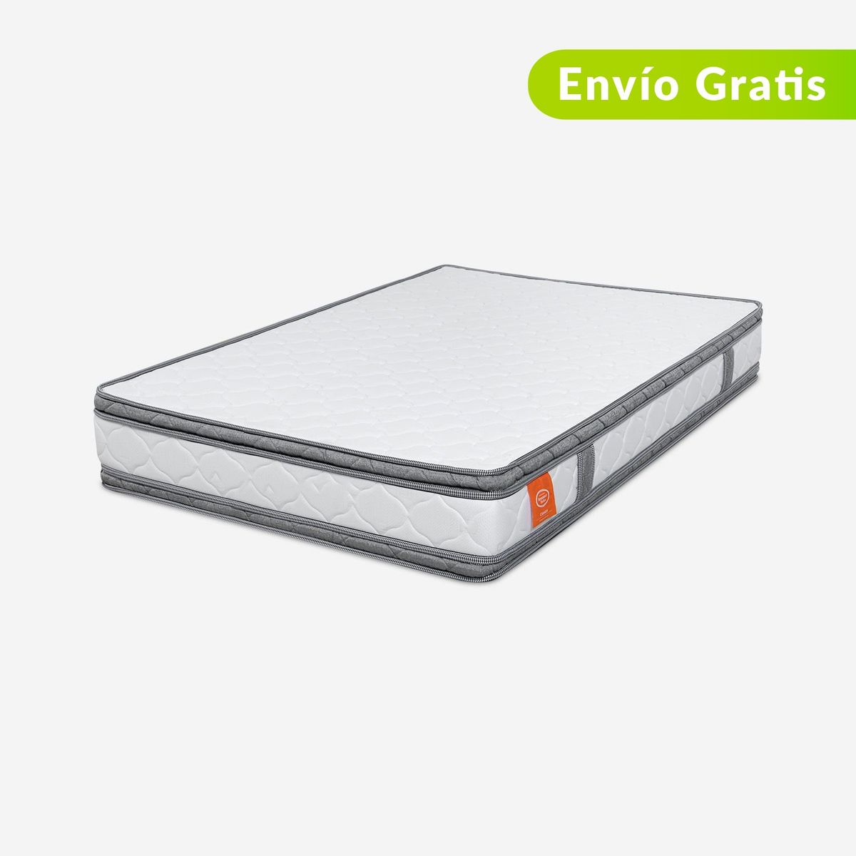 COLCHONES ROMANCE RELAX - Colchón Semidoble Firmeza Media Espumado con Pillow Intense Foam 120 x 190 cm Romance Relax