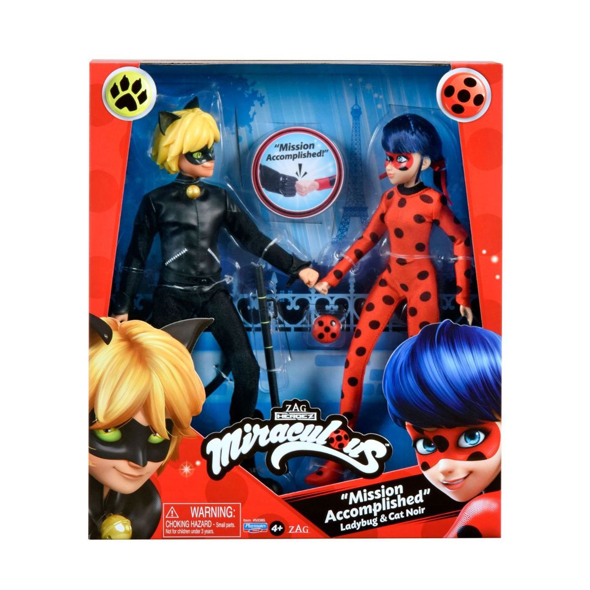 - Muñeca Miraculous Mirculous "Mission Accomplished" Ladybug & Cat Noir