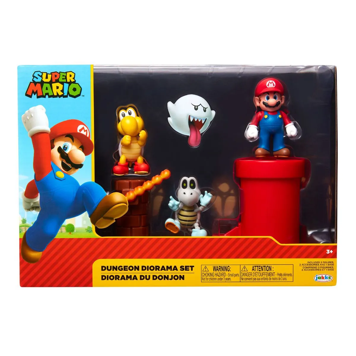 NINTENDO - Figura de acción Nintendo Nintendo Super Mario Set Diorama Mazmorra