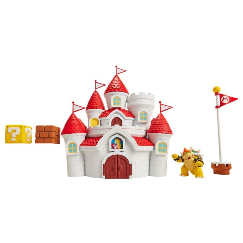 NINTENDO - Figura de acción Nintendo Set De Juego Castillo Reino De Los Hongos Nintendo 