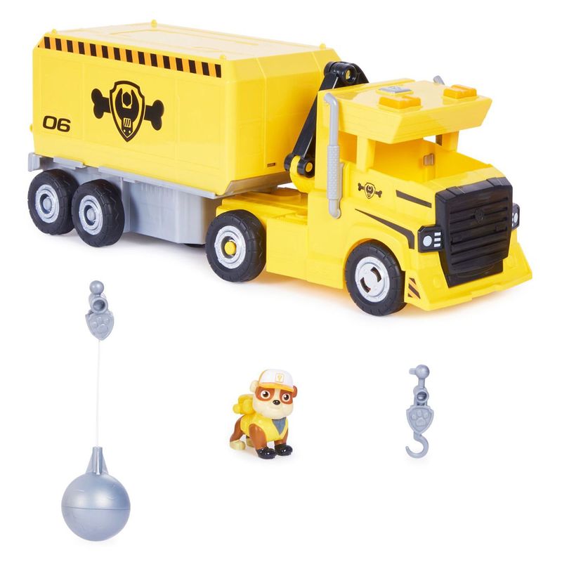 PAW PATROL - Vehículo Paw Patrol Paw Patrol Big Trucks Mega Camión Rubble