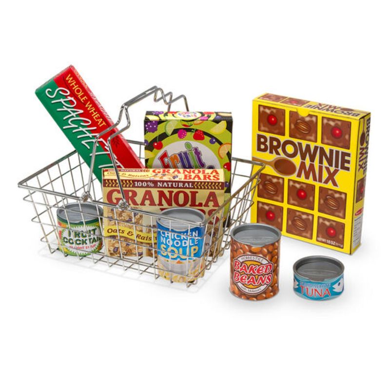 NINTENDO - Melissa & Doug Cesta de Compras con Comida