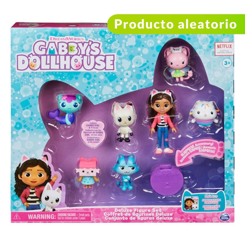 MALCREADO56772 - Set de juego Gabby'S Dollhouse Figuras de Lujo, Surido: Producto Aleatorio