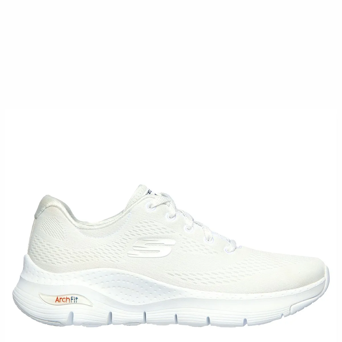 SKECHERS - Tenis Skechers Mujer - Zapatos Skechers Dama. Tenis blancos cómodos Skechers para mujer. Zapatillas moda Archfit
