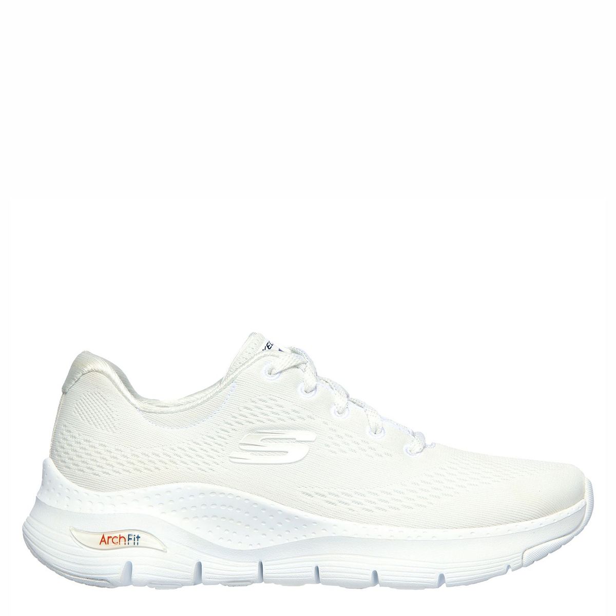 SKECHERS - Tenis Skechers Mujer - Zapatos Skechers Dama. Tenis blancos cómodos Skechers para mujer. Zapatillas moda Archfit
